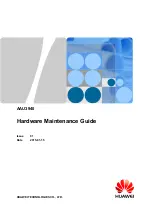 Huawei AAU3940 Hardware Maintenance Manual preview