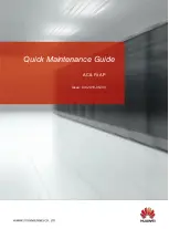 Предварительный просмотр 1 страницы Huawei AC & Fit AP Quick Maintenance Manual