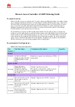 Huawei AC6005 Ordering Manual preview