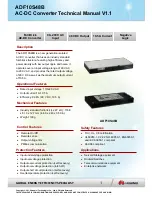 Preview for 1 page of Huawei ADF10S48B Technical Manual