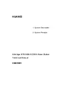 Preview for 1 page of Huawei Airbridge BTS3606A Technical Manual