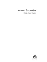 Huawei Ascend G6 Quick Start Manual предпросмотр