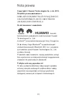 Preview for 62 page of Huawei Ascend G700 Manual