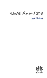 Preview for 1 page of Huawei Ascend G740 User Manual