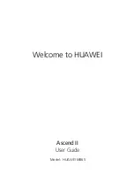 Preview for 1 page of Huawei Ascend II M865 User Manual