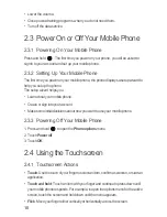 Preview for 14 page of Huawei Ascend II M865 User Manual