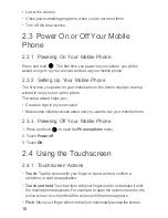 Preview for 15 page of Huawei Ascend II M865C User Manual