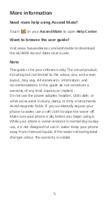 Preview for 7 page of Huawei Ascend Mate User Manual