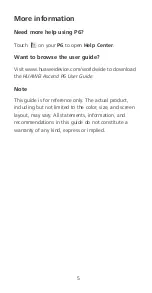 Preview for 7 page of Huawei Ascend P6 Quick Start Manual