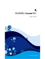 Huawei Ascend W1 User Manual preview