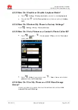 Предварительный просмотр 75 страницы Huawei Ascend Y 200 Faqs