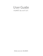 Preview for 1 page of Huawei Ascend Y 201 User Manual