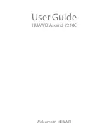 Huawei Ascend Y210C User Manual preview