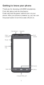 Preview for 2 page of Huawei ascend y350 Quick Start Manual