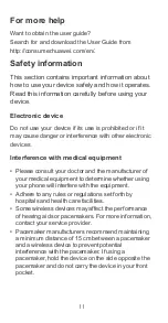 Preview for 12 page of Huawei Ascend Y530 Quick Start Manual