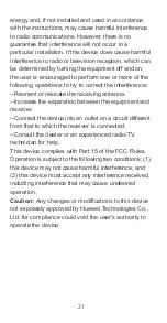 Preview for 22 page of Huawei Ascend Y530 Quick Start Manual