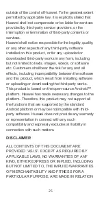 Preview for 26 page of Huawei Ascend Y530 Quick Start Manual