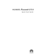 Huawei AscendG750 Quick Start Manual preview