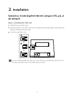 Предварительный просмотр 6 страницы Huawei B310 LTE CPE Quick Start Manual