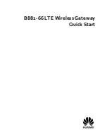 Предварительный просмотр 1 страницы Huawei B882-66 Quick Start Quide