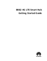 Предварительный просмотр 1 страницы Huawei B882 Getting Started Manual