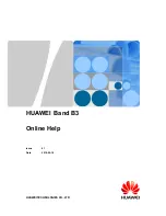 Preview for 1 page of Huawei Band B3 Online Help Manual