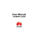 Huawei C2288 User Manual preview