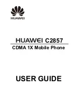 Huawei C2857 User Manual preview