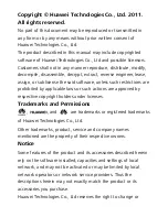 Preview for 3 page of Huawei C2931 User Manual