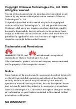 Preview for 2 page of Huawei C3105 User Manual