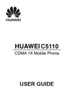 Huawei C5110 User Manual preview