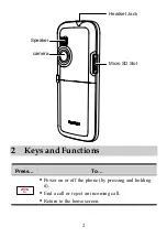 Preview for 6 page of Huawei C5110 User Manual