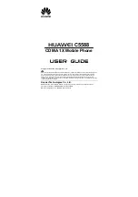 Preview for 1 page of Huawei C5588 User Manual