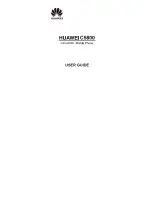 Huawei C5800 User Manual preview