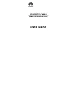 Huawei C6050 User Manual preview