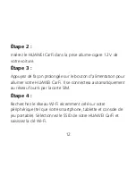 Preview for 13 page of Huawei CarFi Quick Start Manual
