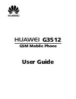 Huawei Cell C Snap G3512 User Manual preview