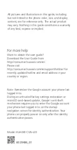 Предварительный просмотр 22 страницы Huawei CUN-L03 Quick Start Manual