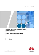 Huawei DC0384BXA Quick Installation Manual preview