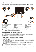 Предварительный просмотр 4 страницы Huawei DG8245V Quick Start Manual