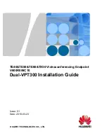 Huawei Dual-VPT300 Installation Manual предпросмотр