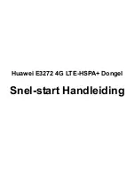 Huawei E3272 Quick Start Manual preview