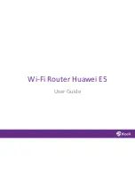 Huawei E5 User Manual preview