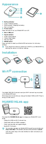 Preview for 2 page of Huawei E5573CS-509 Quick Start