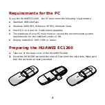 Предварительный просмотр 6 страницы Huawei EC1260 Manual