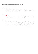 Preview for 2 page of Huawei EC321 User Manual