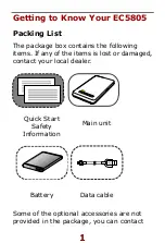 Preview for 3 page of Huawei EC5805 User Manual