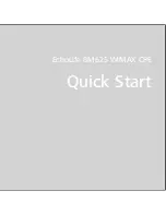 Preview for 1 page of Huawei EchoLife BM625 WiMAX CPE Quick Start Manual