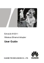 Предварительный просмотр 1 страницы Huawei EchoLife WS311 User Manual