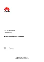 Huawei EGW2100 Web Configuration Manual предпросмотр